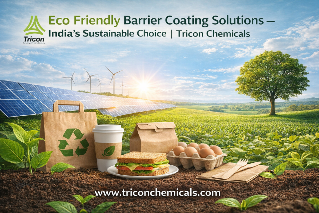 Eco Friendly Barrier Coating Solutions – India’s Sustainable Choice | Tricon Chemicals
